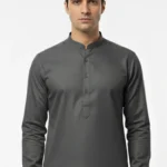 Charcoal Grey – Unstitched Wash & Wear Suit for Men | Premium Fabric