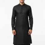 Premium Black – Unstitched Wash & Wear Suit for Men | Premium Fabric