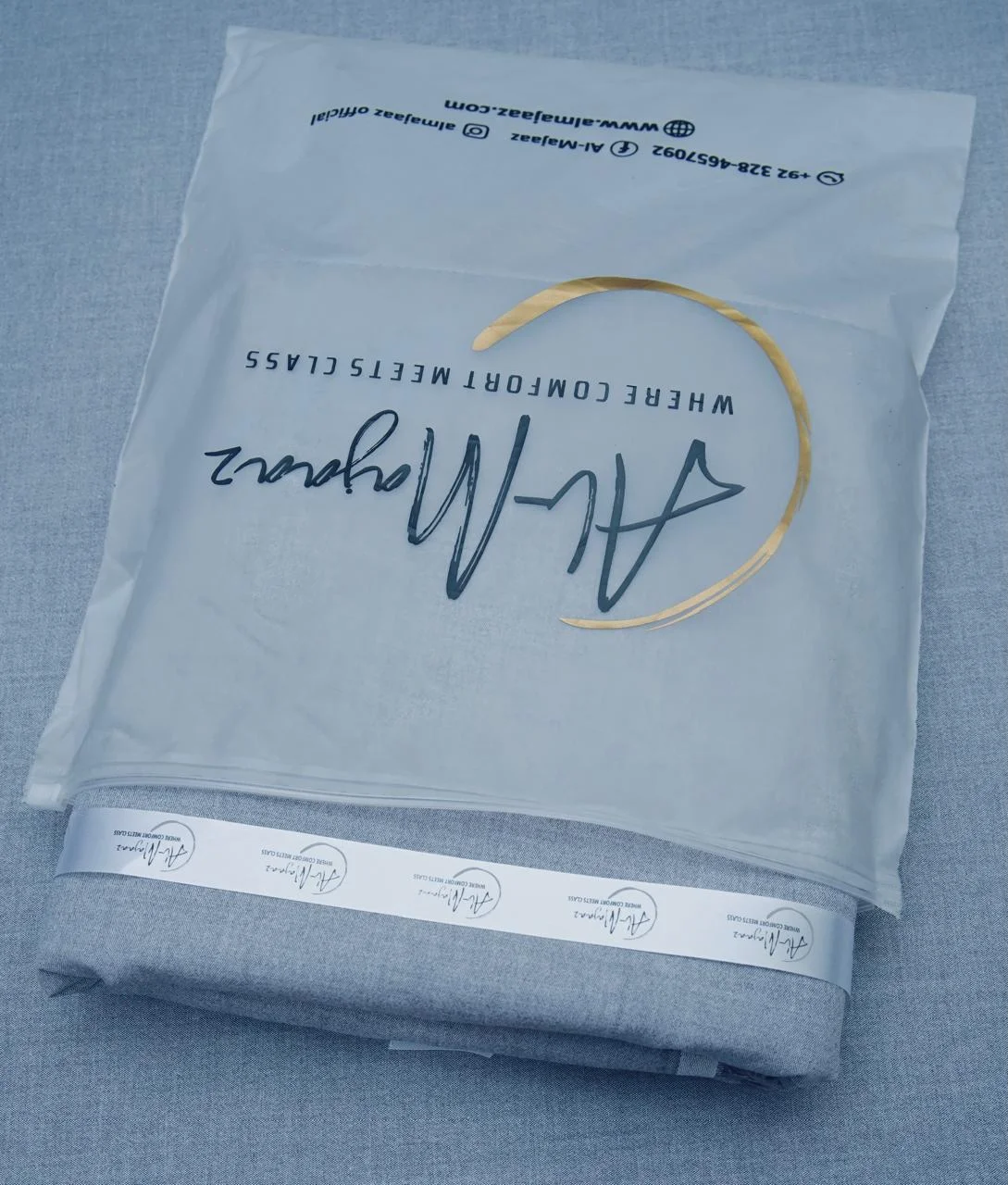 Ink Blue - Unstitched Wash & Wear Suit for Men | Premium Winter Fabric - Image 2